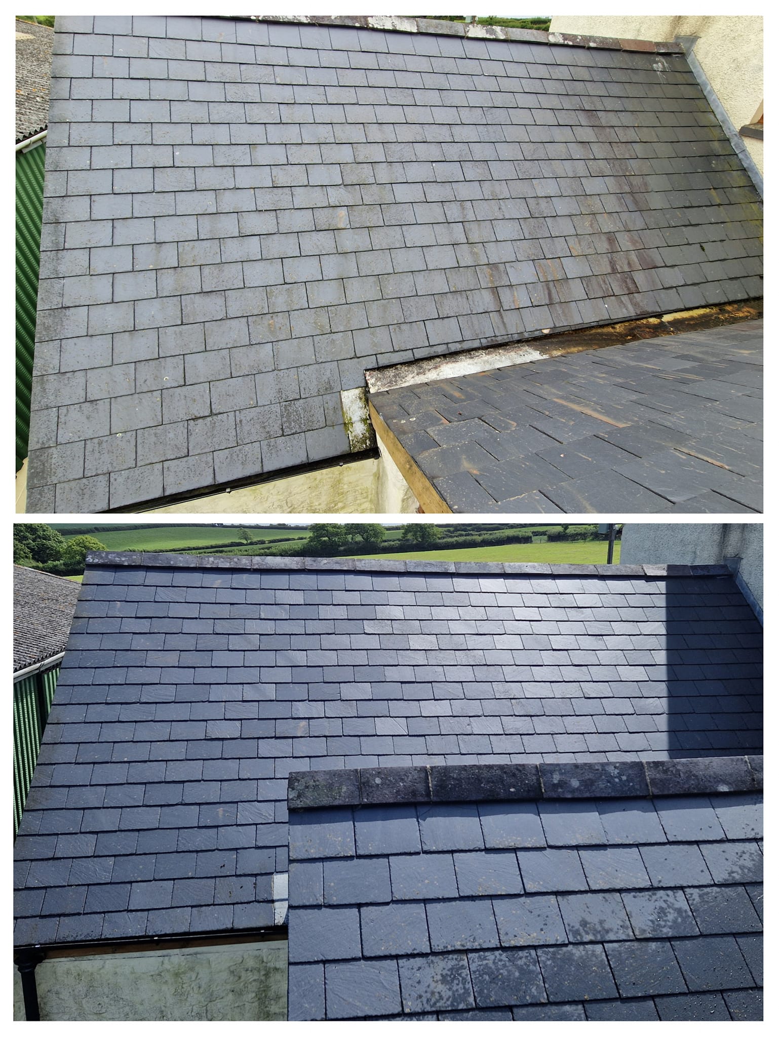 roof cleaning in Pembrokeshire